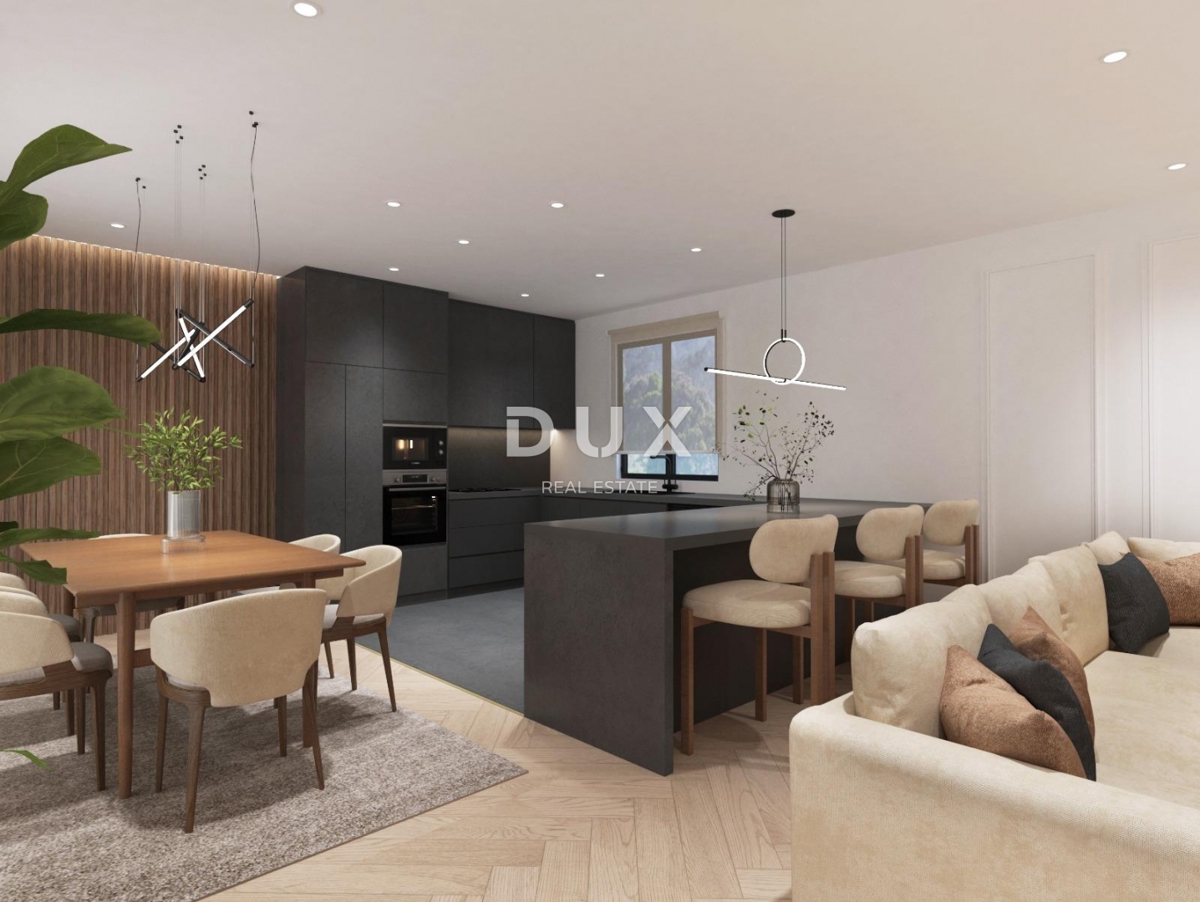 ISTRIA, PREMANTURA – Attico 1BR+LR con ingresso privato e spaziosa terrazza con vista sul mare, vicino alle spiagge e a Kamenjak