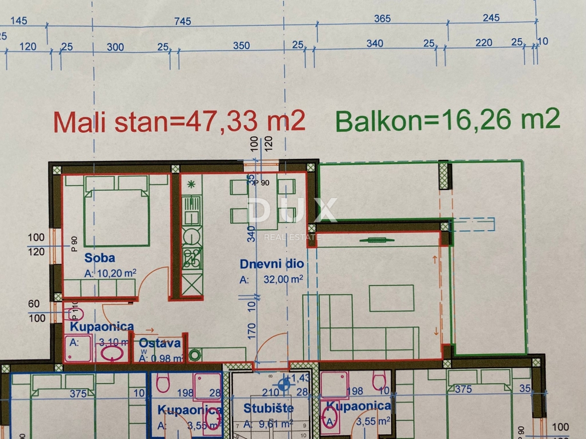 RIJEKA, DRENOVA - esclusivo appartamento in NUOVA COSTRUZIONE al 1° piano con balcone + 2 posti auto! OCCASIONE!