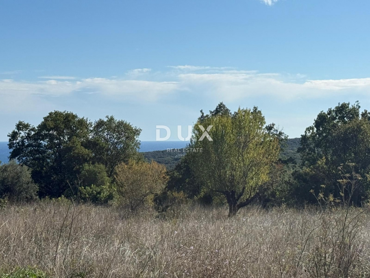 ISTRIA, PERUŠKI - Terreno edificabile con vista mare