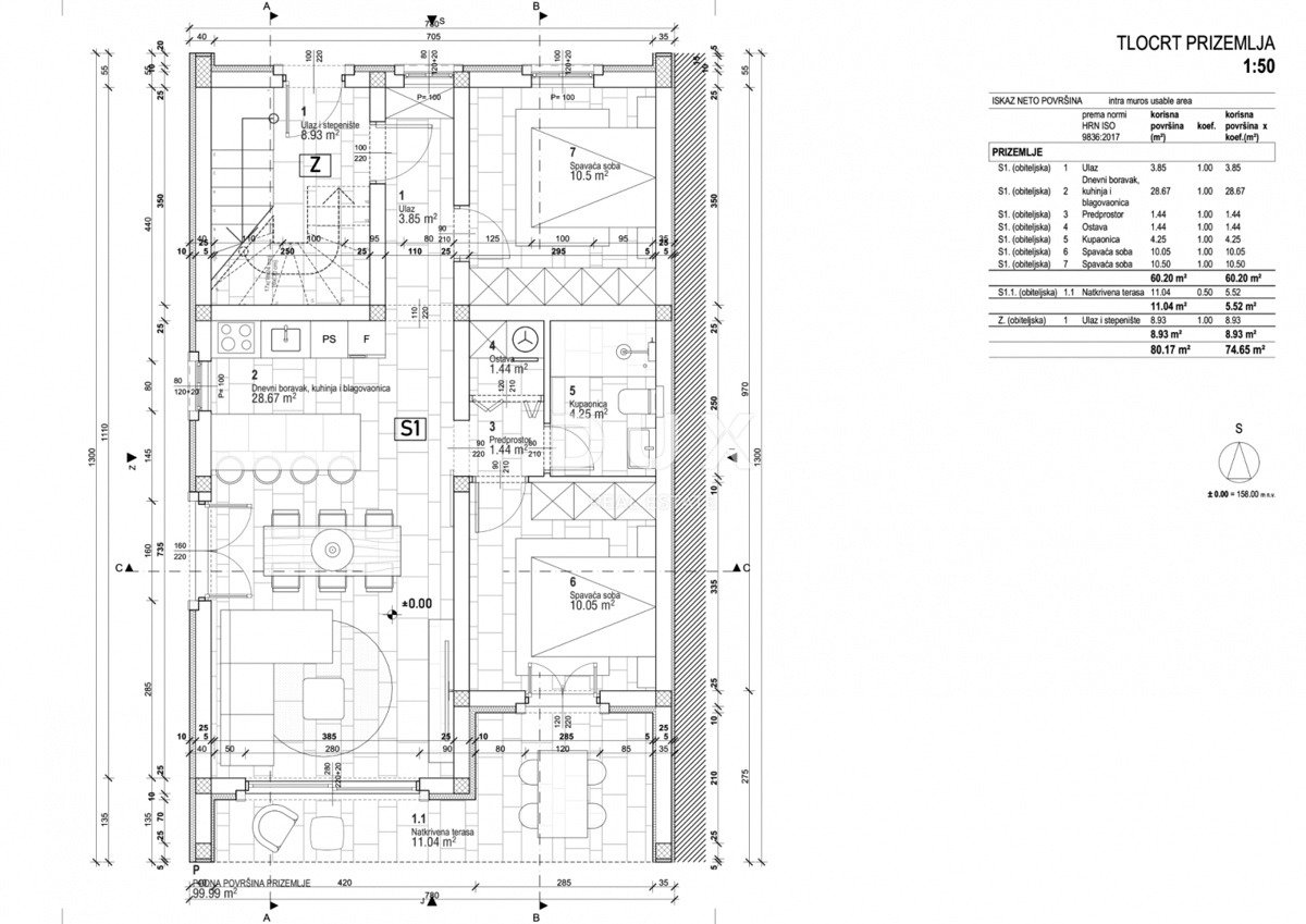 ISTRIA, ROVIGNO - Appartamento al piano terra di un nuovo edificio