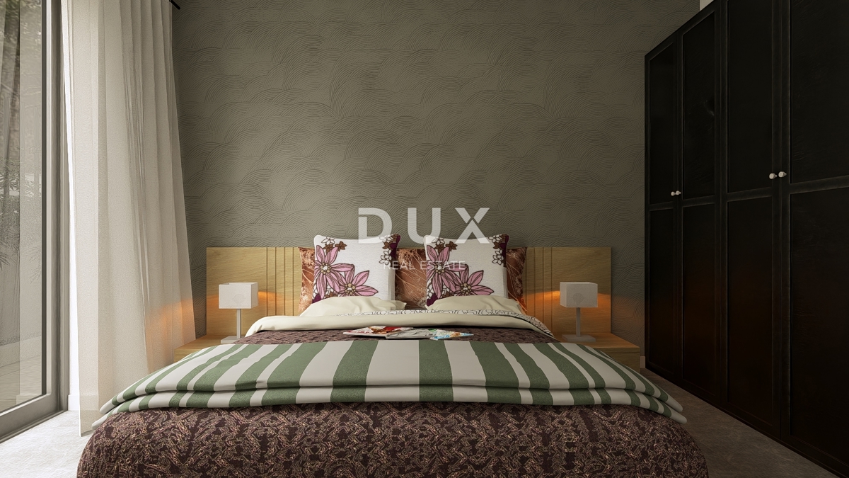 ISOLA DI KRK, VRBNIK - Appartamento al piano terra con piscina e giardino