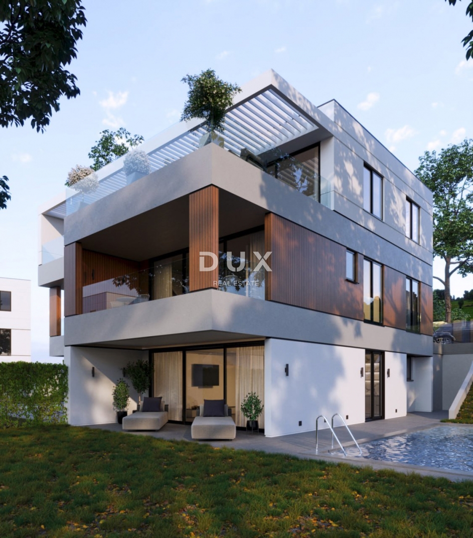 ABBAZIA, LOVRAN – residenza di lusso con piscina privata e vista panoramica sul mare