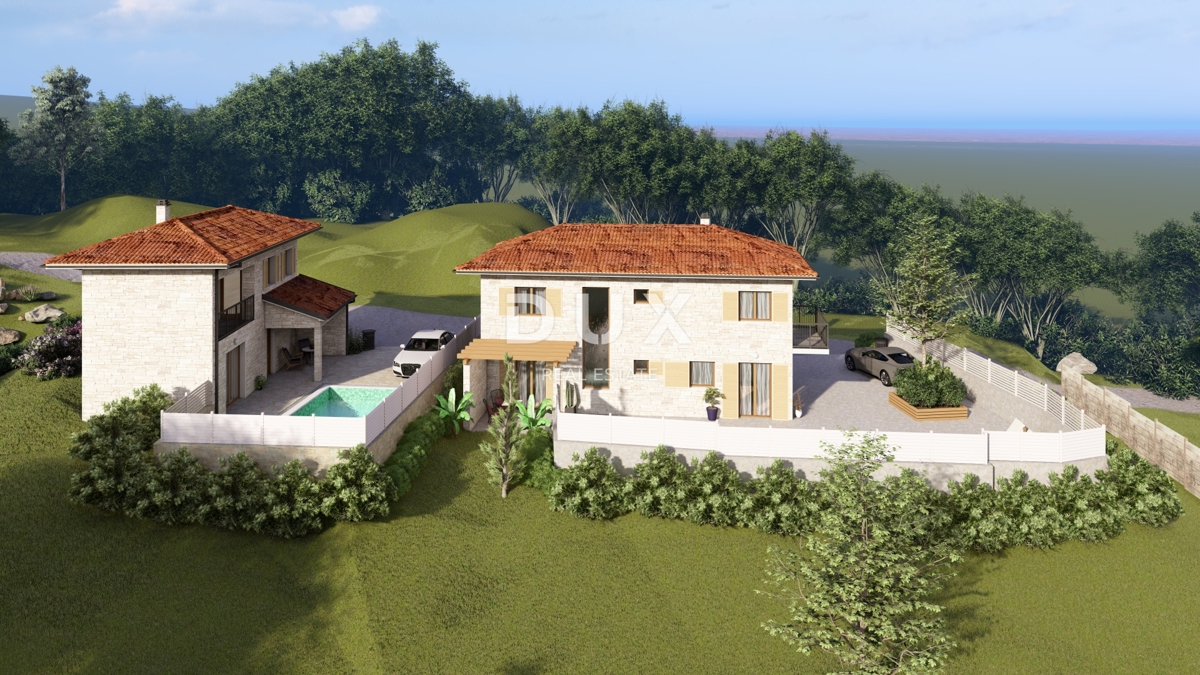 ISTRIA, MOMJAN – ELEGANTI CASE IN PIETRA CON PROGETTO