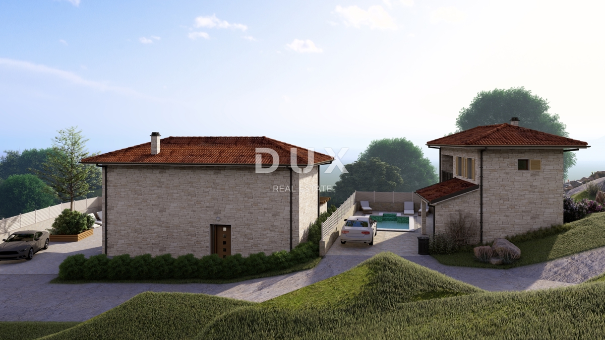 ISTRIA, MOMJAN – ELEGANTI CASE IN PIETRA CON PROGETTO