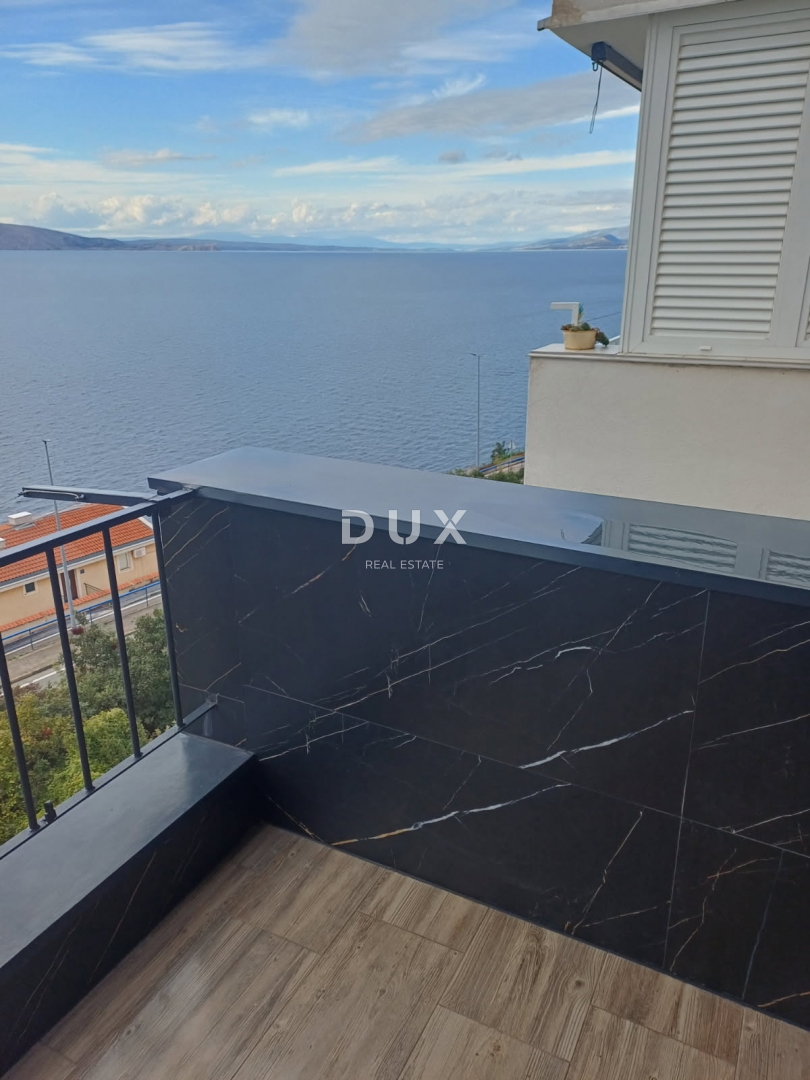 SENJ - grazioso monolocale, balcone, vista mare