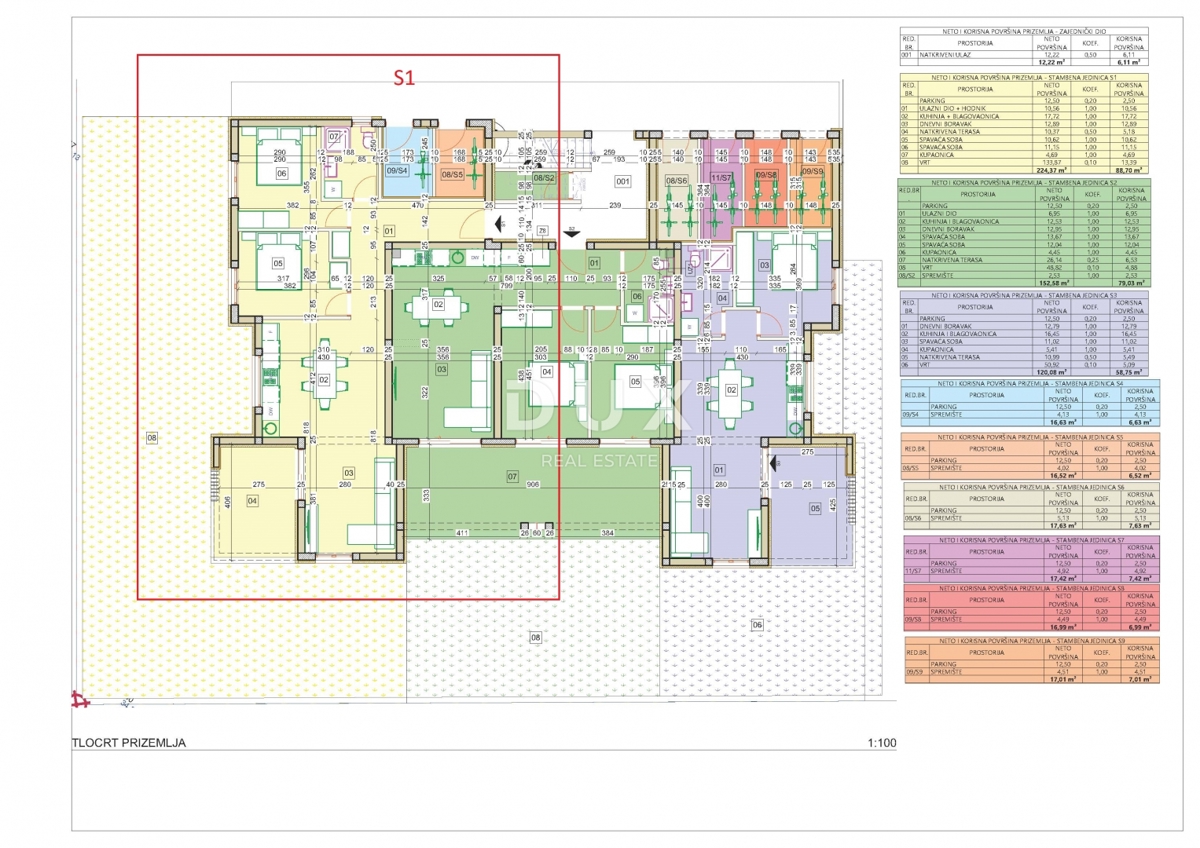 SEBENICO, VODICE – Appartamento al piano terra con giardino in un NUOVO EDIFICIO! OCCASIONE!