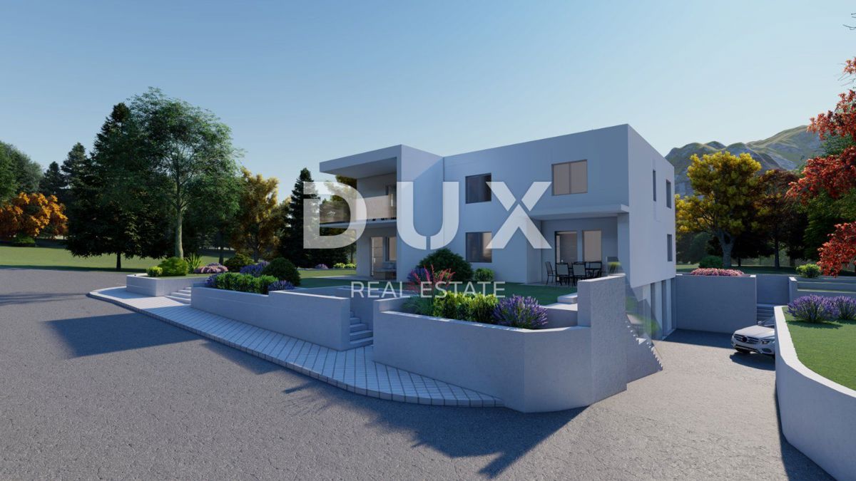 KASTAV, ŽEGOTI - Moderno appartamento con giardino in un ambiente tranquillo