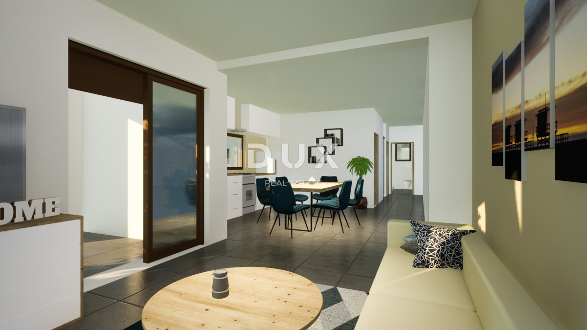 SEBENICO, VODICE – Appartamento con tre camere da letto in un nuovo edificio! SPLENDIDA VISTA MARE! OCCASIONE!