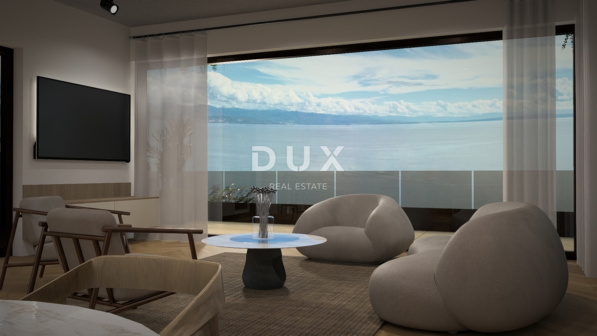 OPATIJA, IČIĆI - Attico con terrazza sul tetto e piscina privata