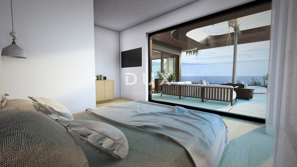 OPATIJA, IČIĆI - Attico con terrazza sul tetto e piscina privata