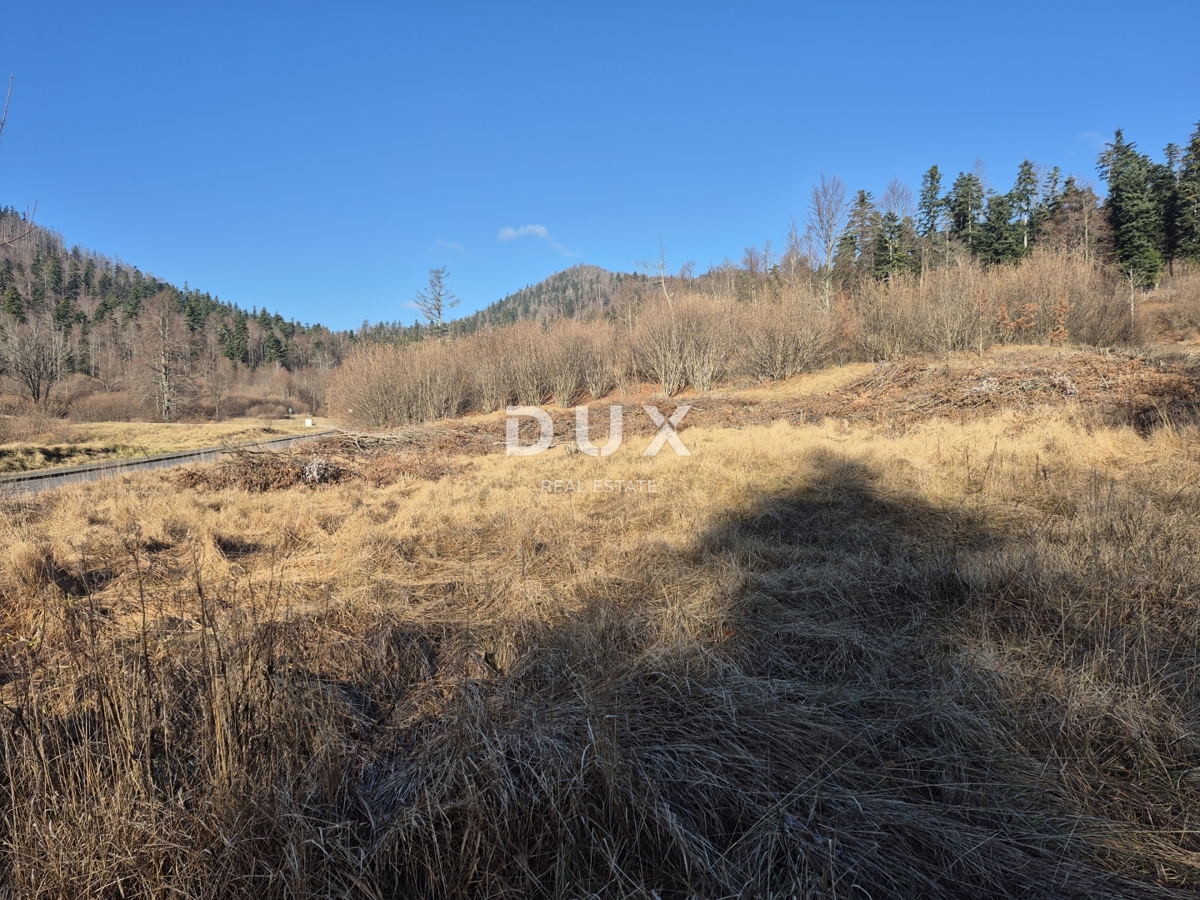 GORSKI KOTAR, FUŽINE - terreno edificabile 1331 m2 - opportunità di investimento!