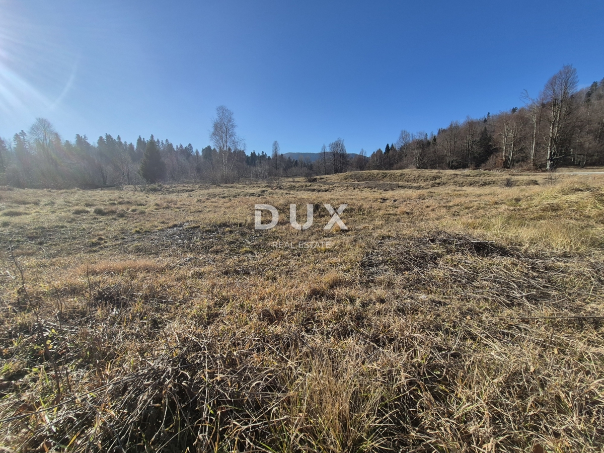 GORSKI KOTAR, FUŽINE - terreno edificabile 1331 m2 - opportunità di investimento!