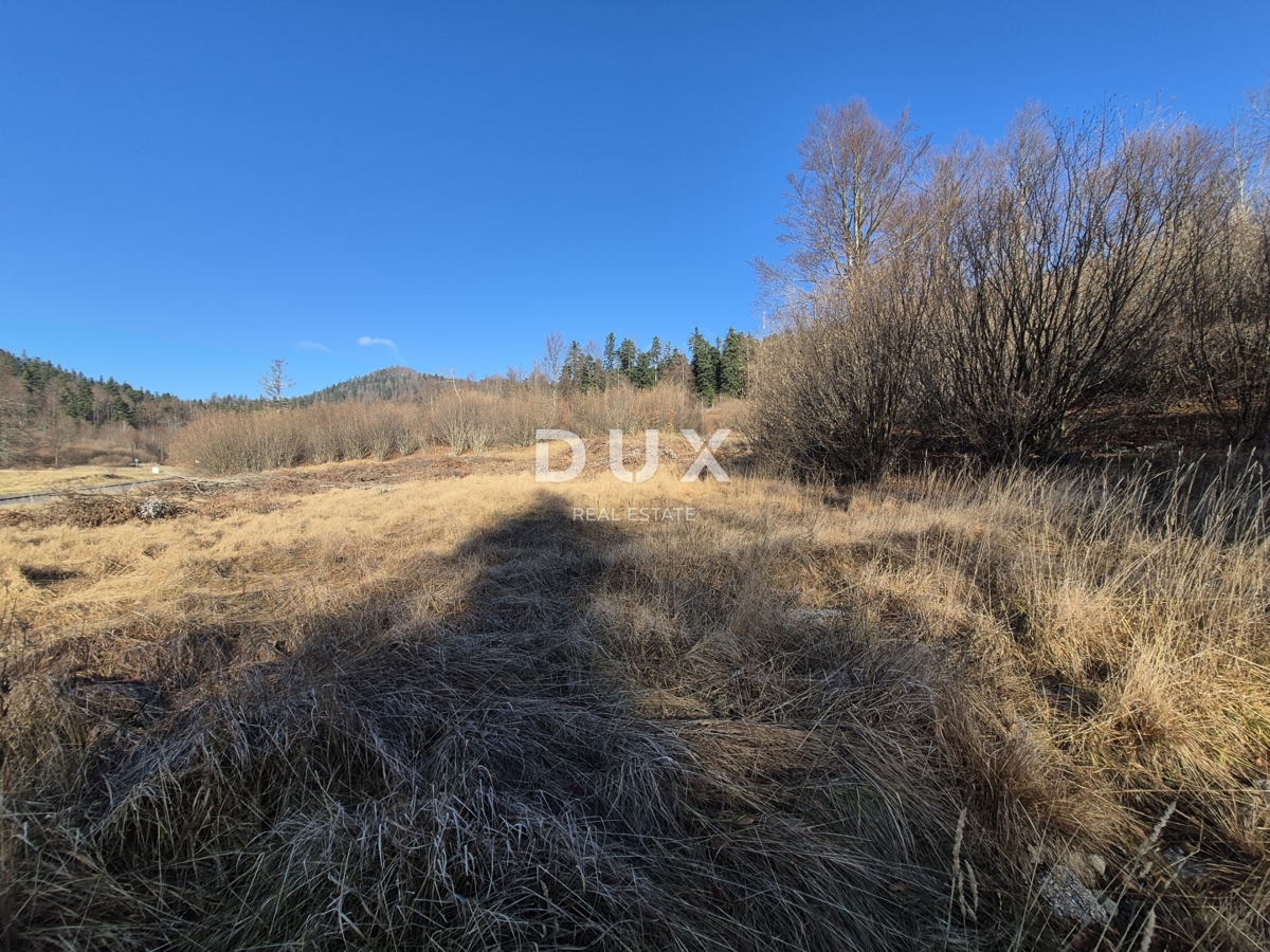 GORSKI KOTAR, FUŽINE - terreno edificabile 1331 m2 - opportunità di investimento!