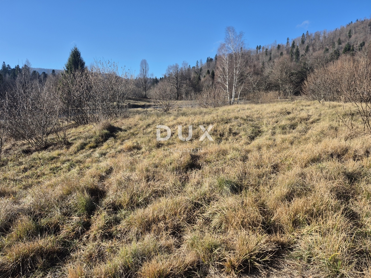 GORSKI KOTAR, FUŽINE - terreno edificabile 1331 m2 - opportunità di investimento!