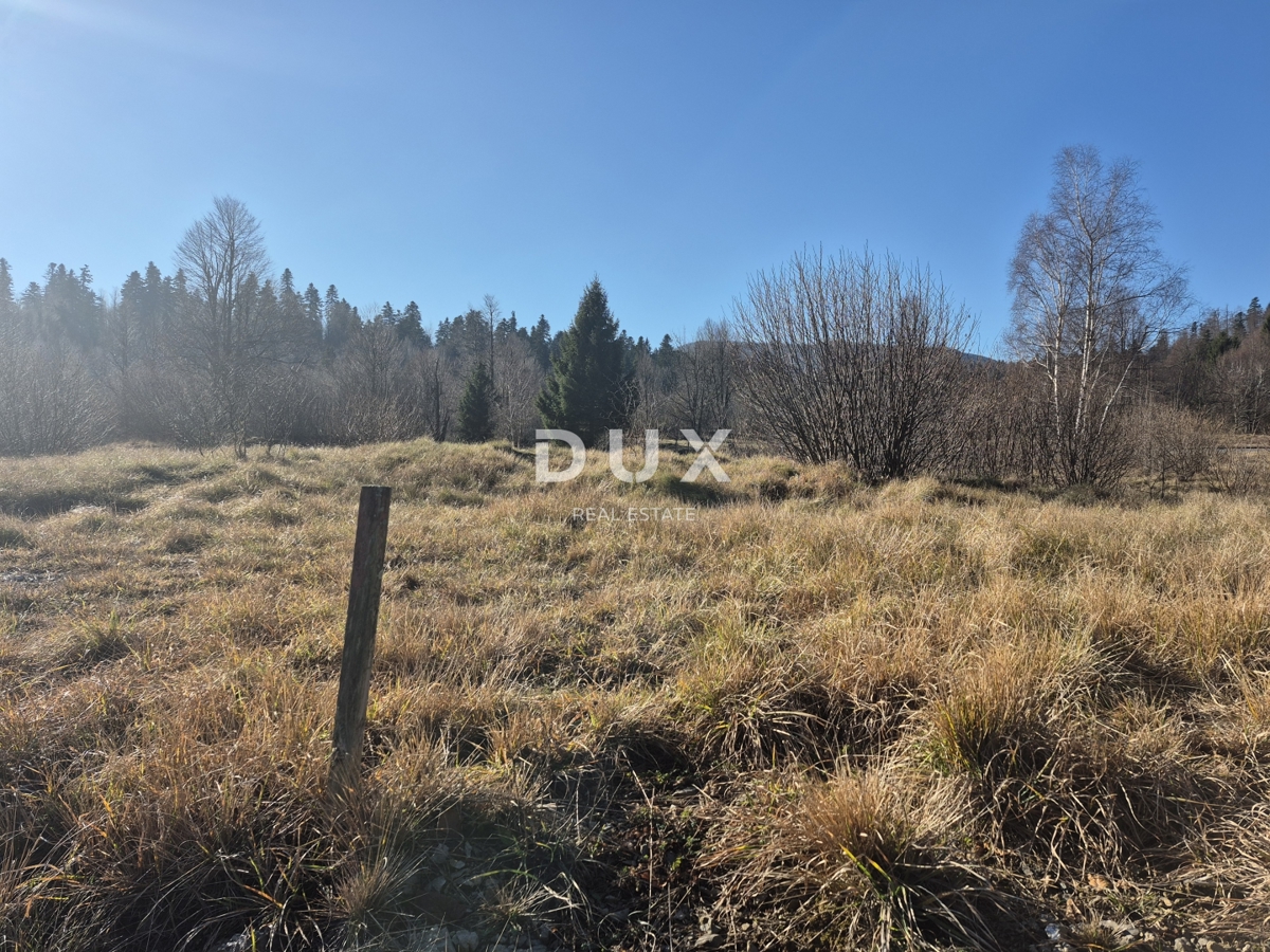 GORSKI KOTAR, FUŽINE - terreno edificabile 1331 m2 - opportunità di investimento!