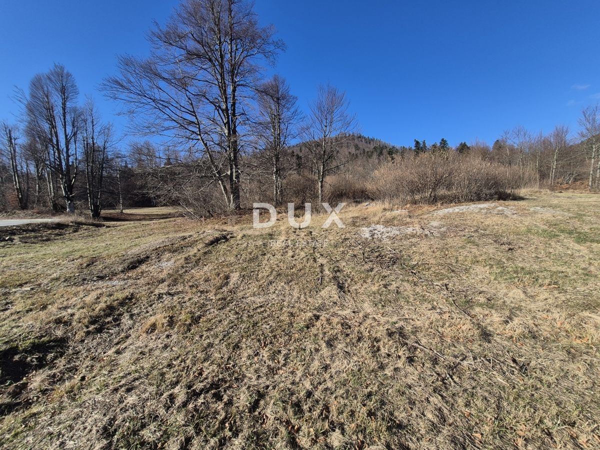 GORSKI KOTAR, FUŽINE - terreno edificabile 1331 m2 - opportunità di investimento!