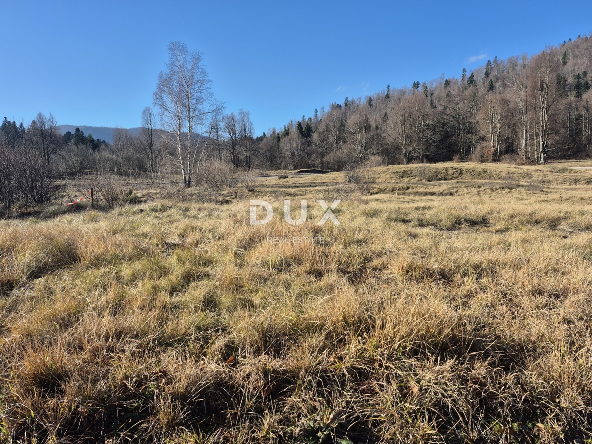GORSKI KOTAR, FUŽINE - terreno edificabile 1331 m2 - opportunità di investimento!