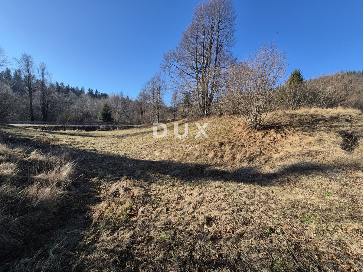 GORSKI KOTAR, FUŽINE - terreno edificabile 1331 m2 - opportunità di investimento!