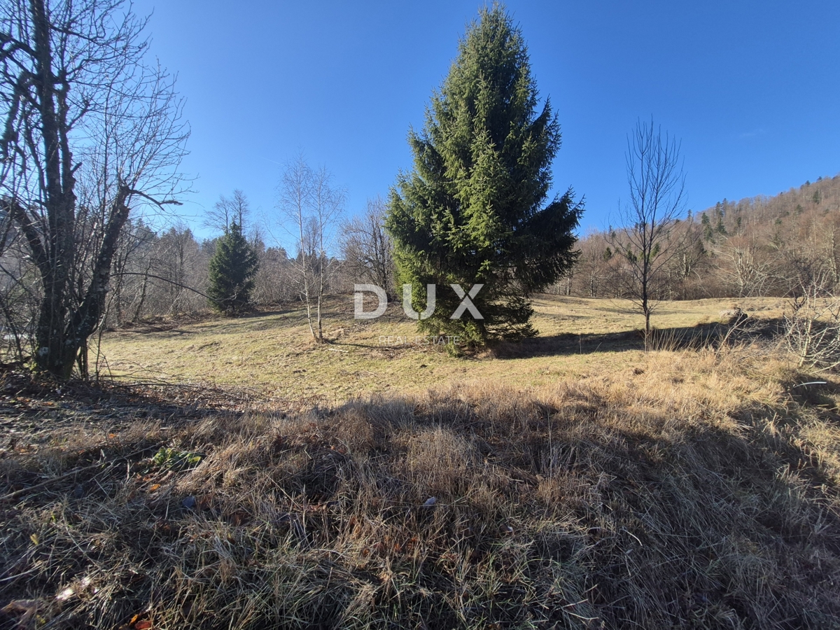 GORSKI KOTAR, FUŽINE - terreno edificabile 1331 m2 - opportunità di investimento!