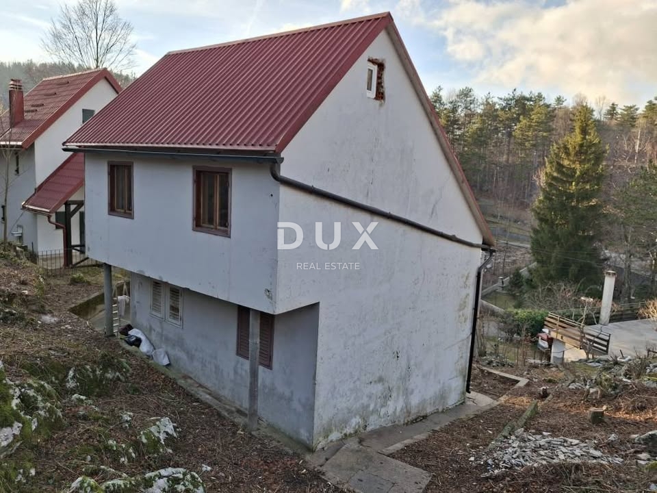GORSKI KOTAR, FUŽINE - casa 75 m2, investimento ideale, scontato!