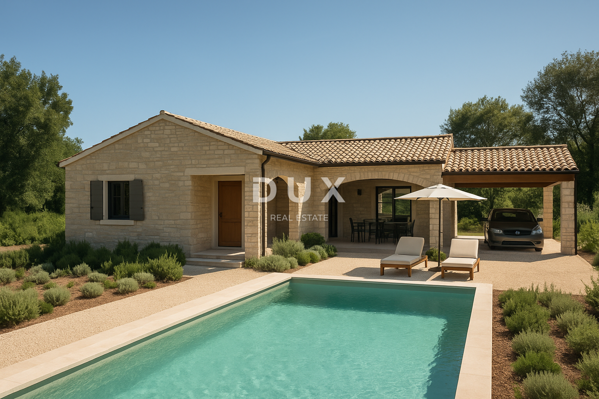 ISTRIA, ALBONA - Grazioso terreno edificabile in un tranquillo villaggio istriano