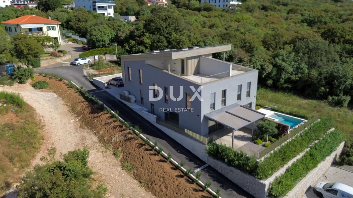 RIJEKA, KOSTRENA - esclusivo appartamento con jacuzzi - nuova costruzione con vista panoramica sul mare! OPPORTUNITÀ!