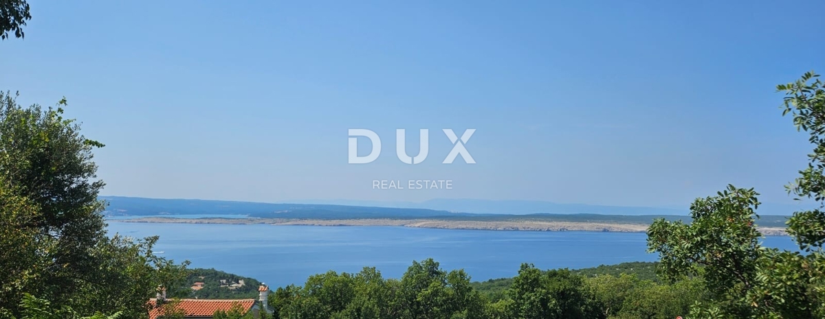 CRIKVENICA, JADRANOVO - terreno 486 m2 con vista panoramica sul mare! OCCASIONE!