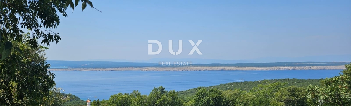 CRIKVENICA, JADRANOVO - terreno 486 m2 con vista panoramica sul mare! OCCASIONE!