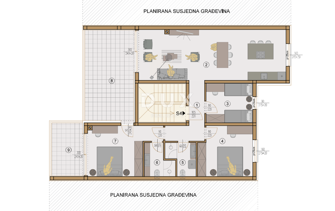 ISTRIA, VALDEBEK – Attico in un nuovo edificio