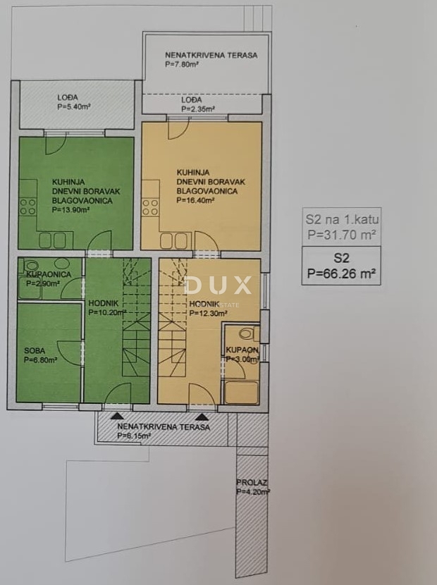 ISOLA DI PAŠMAN, TKON - Appartamento duplex con vista mare vicino alla spiaggia!