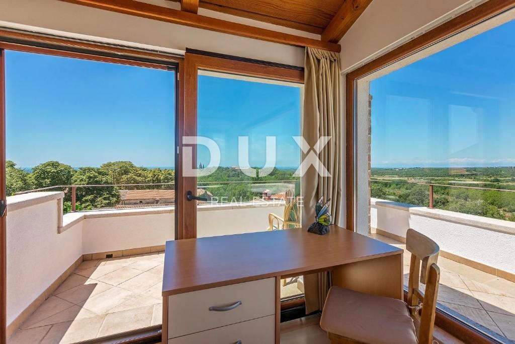 ISTRIA, VIŠNJAN - Casa autentica istriana con piscina e vista mare