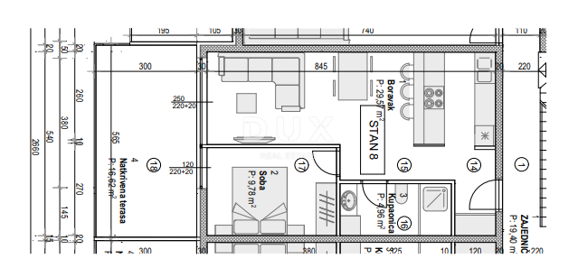 ISOLA DI PAG, POVLJANA - OCCASIONE! Appartamento di nuova costruzione in riva al mare!