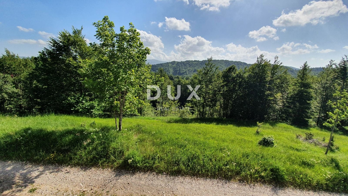 GORSKI KOTAR, STARI LAZ, ampio appezzamento di terreno per la costruzione di un hotel