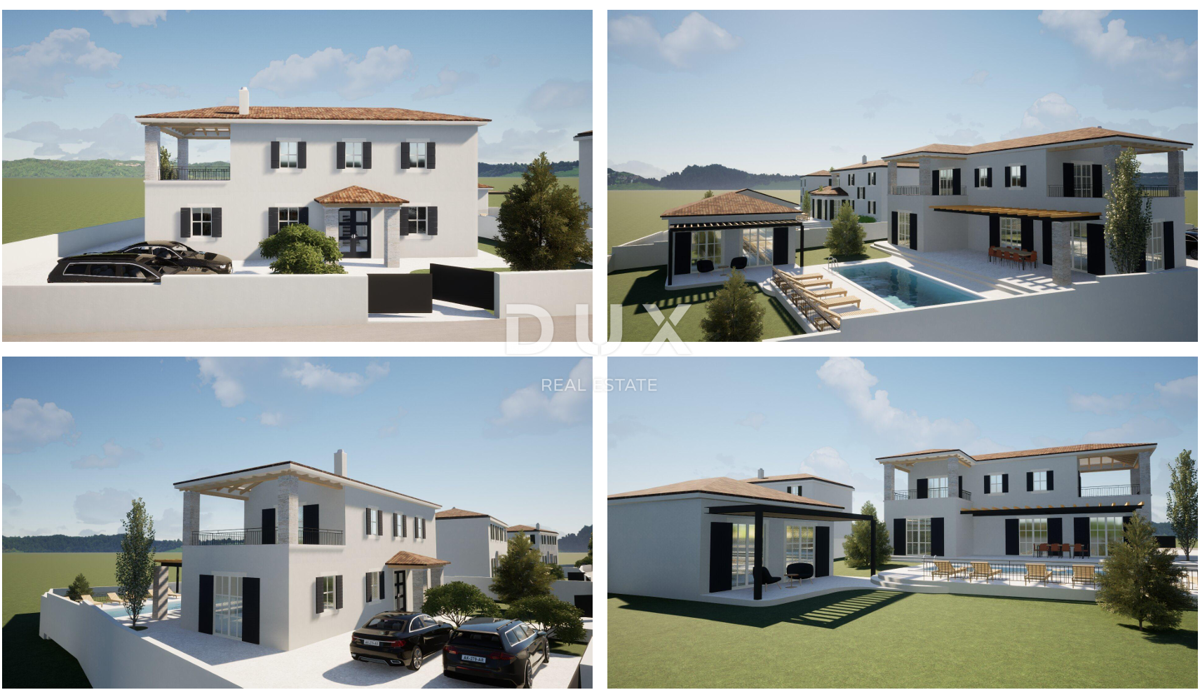 ISTRIA, VIŠNJAN - Terreno con permesso di costruire