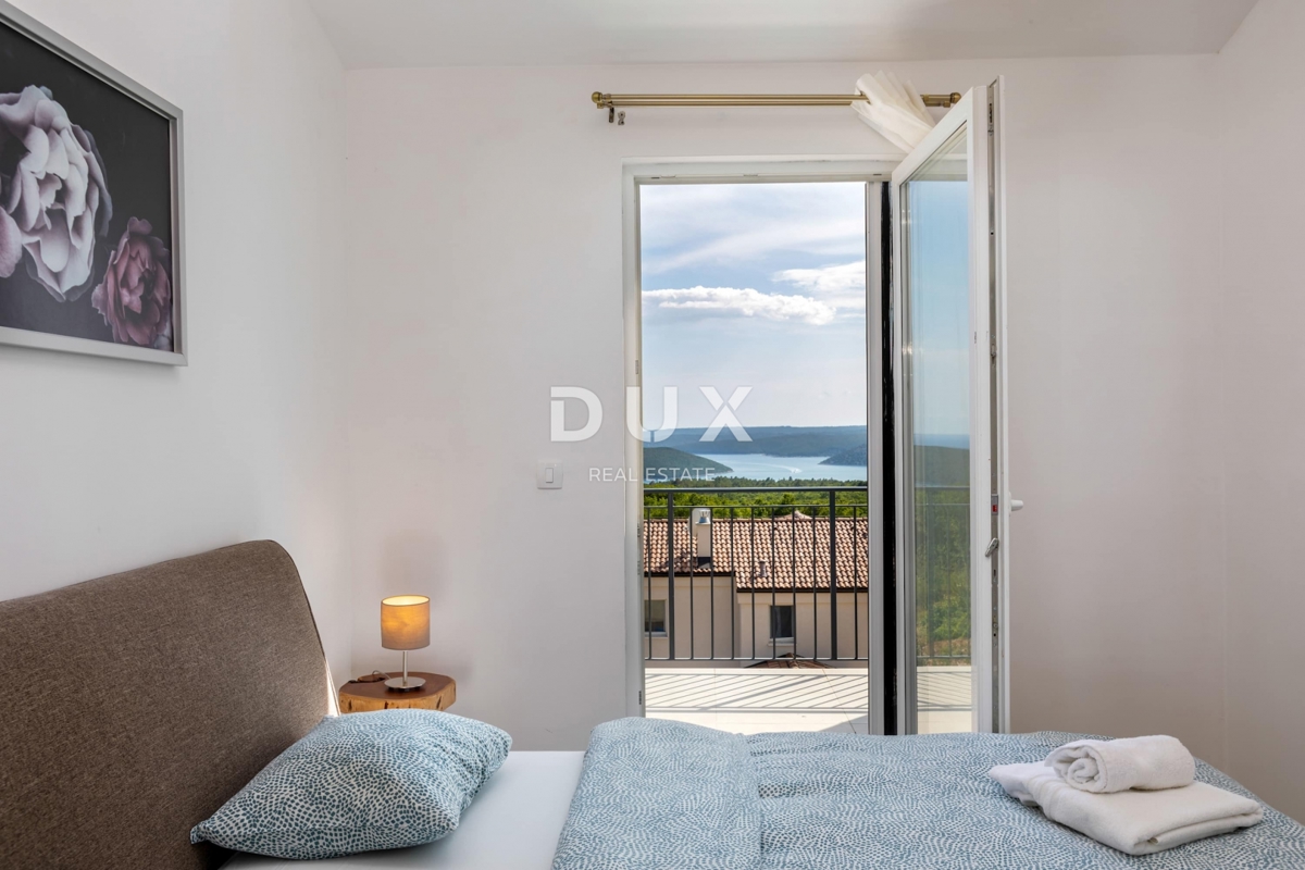 ISTRIA, RABAC - Casa con piscina e vista mare
