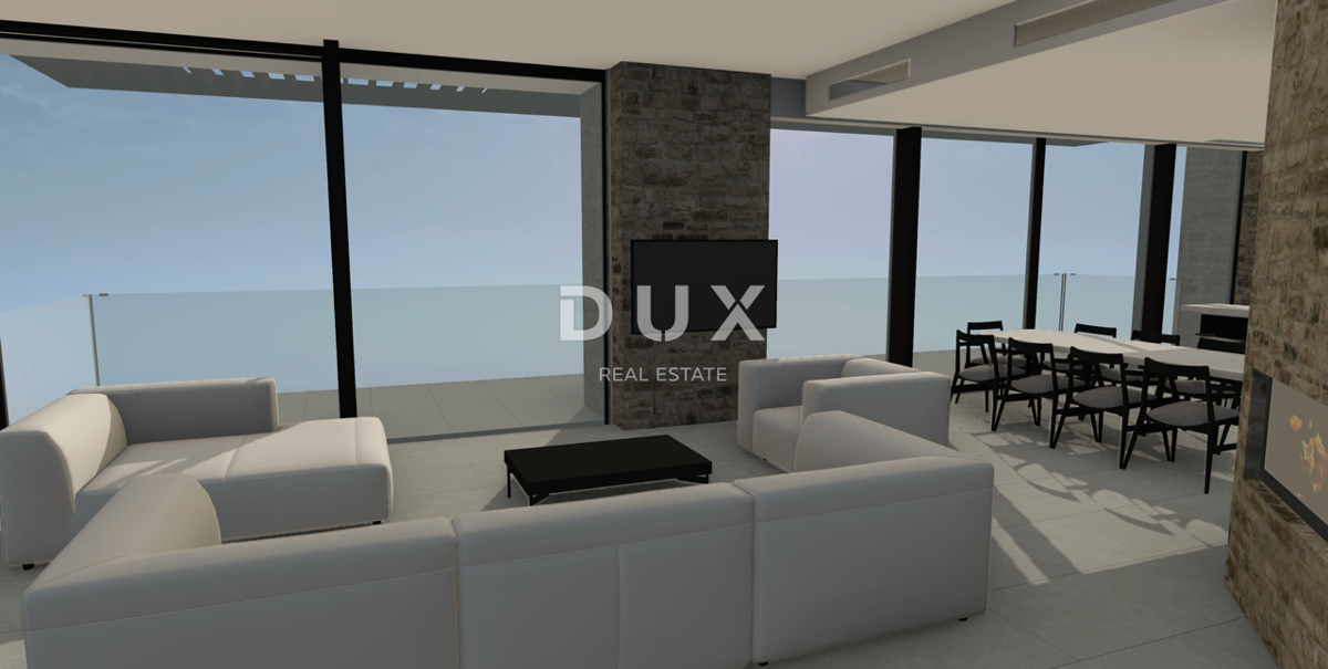 OPATIJA, POLJANE - Terreno edificabile in vendita con permesso di costruire e vista panoramica