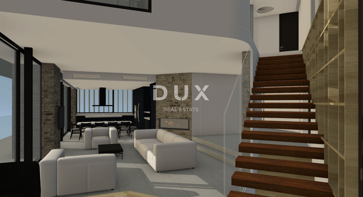 OPATIJA, POLJANE - Terreno edificabile in vendita con permesso di costruire e vista panoramica