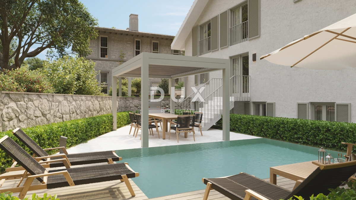 ISOLA DI KRK, MALINSKA - Appartamento con piscina e vista mare