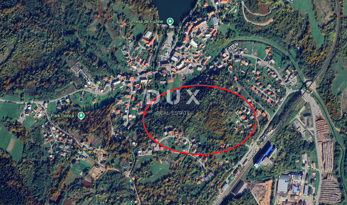 DELNICE, FUŽINE - Terreno edificabile 1979 m2