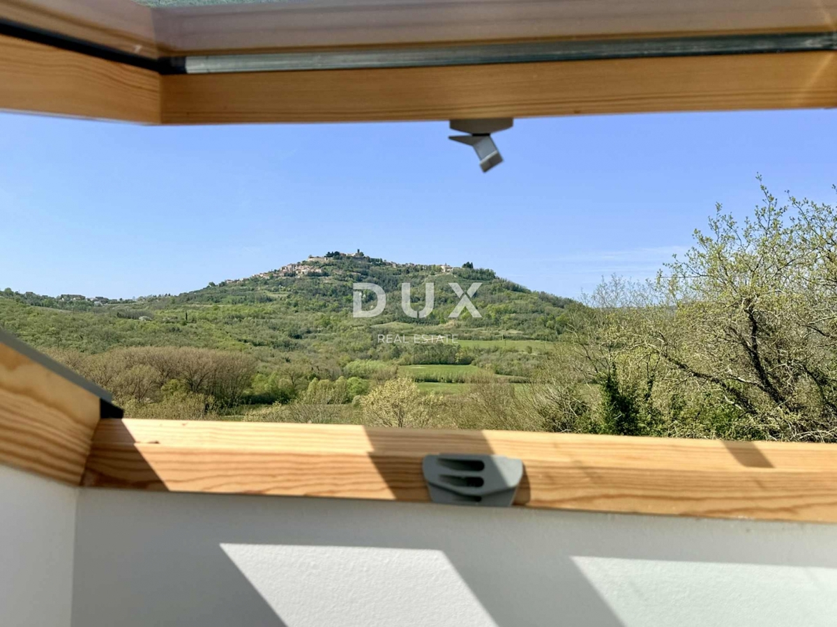 ISTRIA, MOTOVUN – Casa in pietra ristrutturata con vista spettacolare