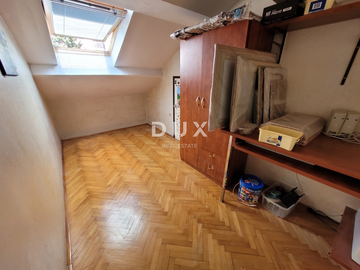 RIJEKA, ŠKURINJE – Appartamento mansardato con tre camere da letto, 53 m², in posizione tranquilla!