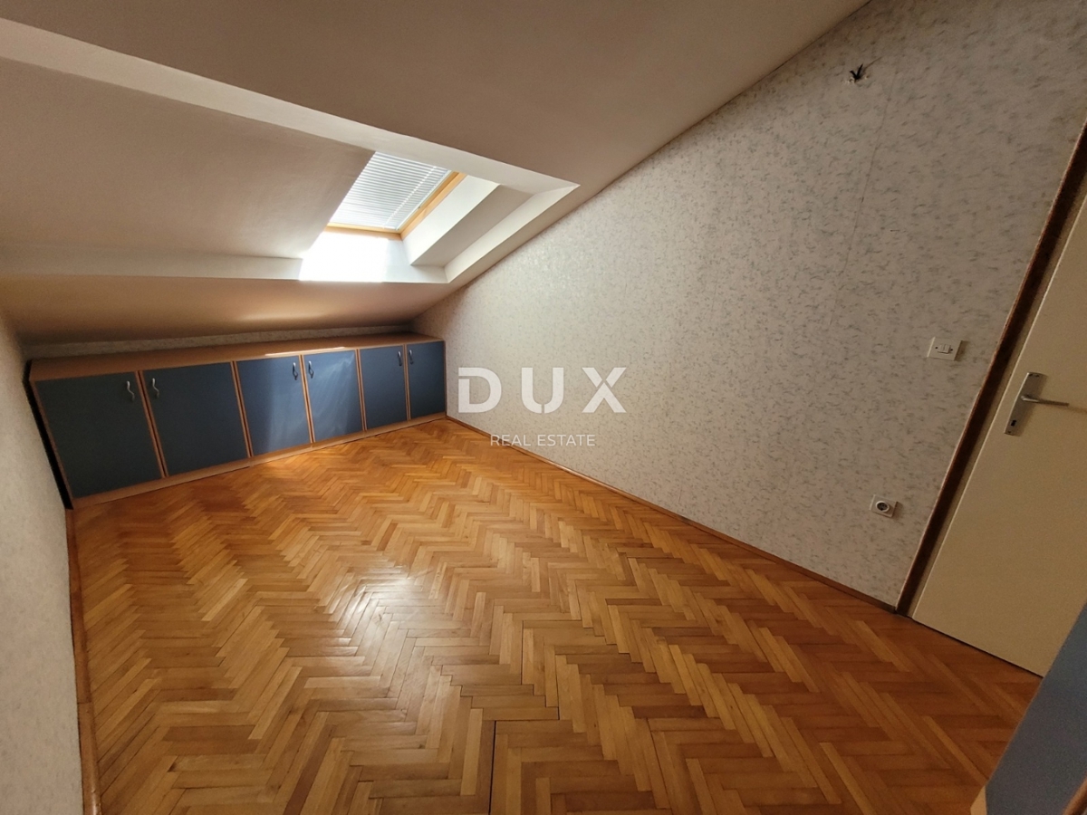 RIJEKA, ŠKURINJE – Appartamento mansardato con tre camere da letto, 53 m², in posizione tranquilla!
