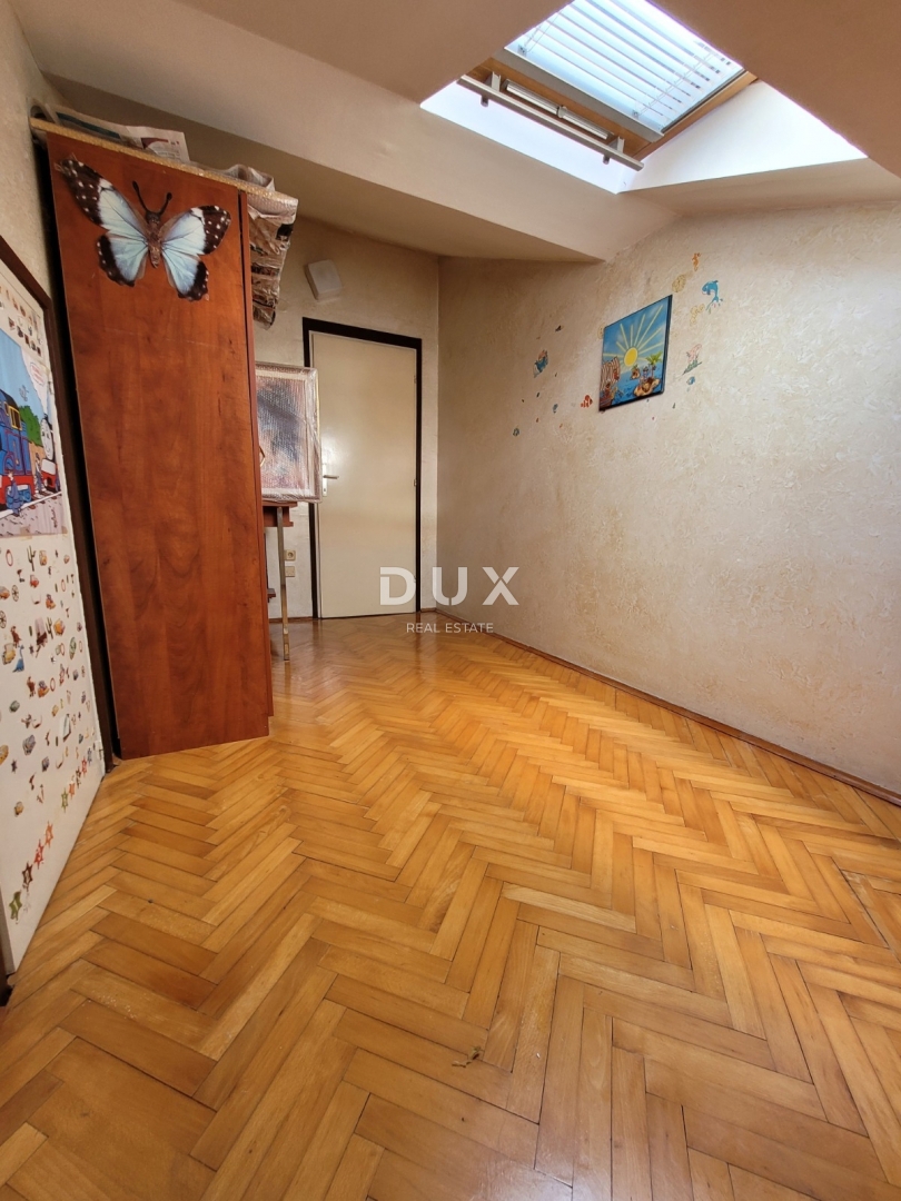 RIJEKA, ŠKURINJE – Appartamento mansardato con tre camere da letto, 53 m², in posizione tranquilla!