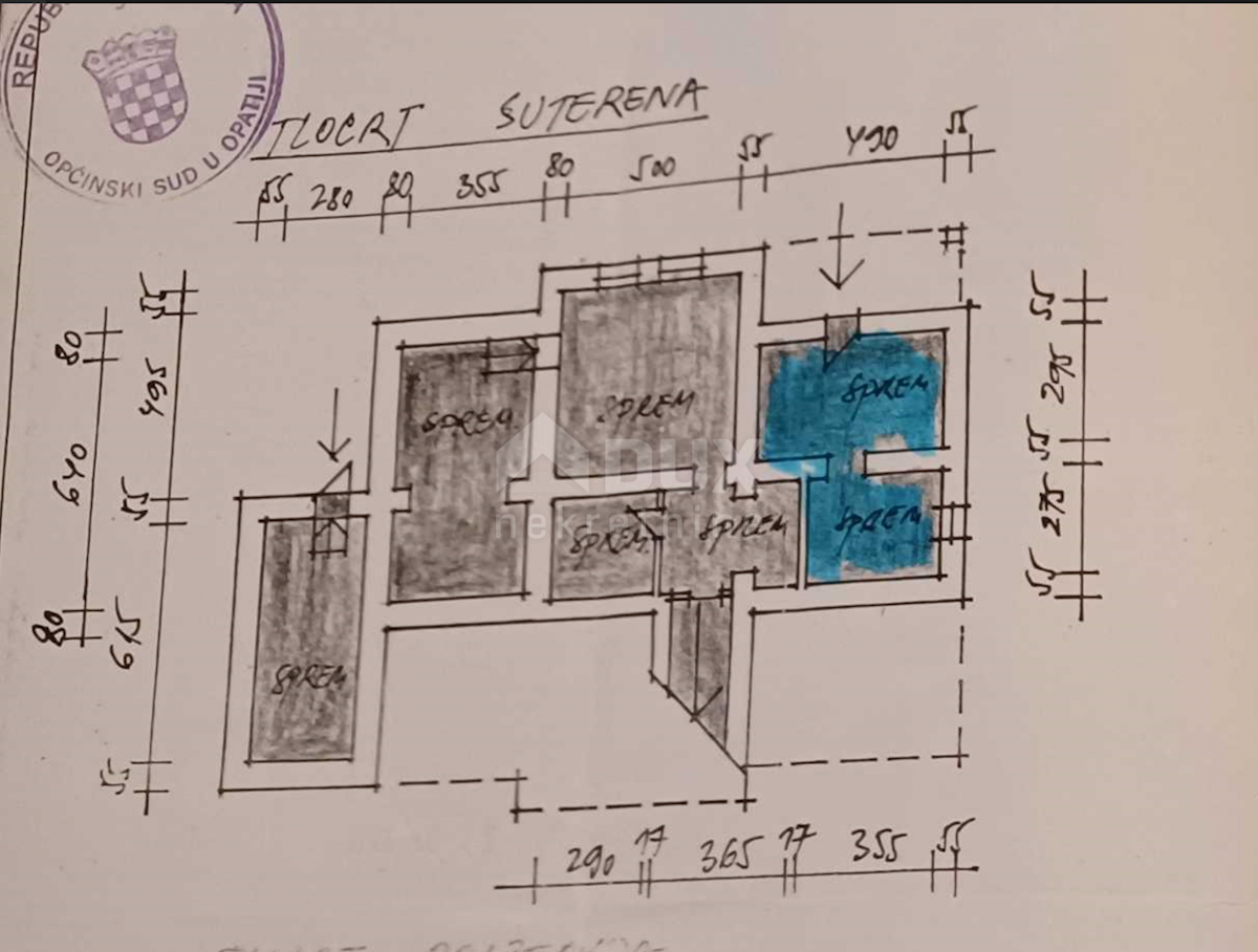 OPATIJA - appartamento al piano terra della villa SECONDA FILA AL MARE!!- 3 camere da letto + bagno + cisterna nel seminterrato - totale 190m2