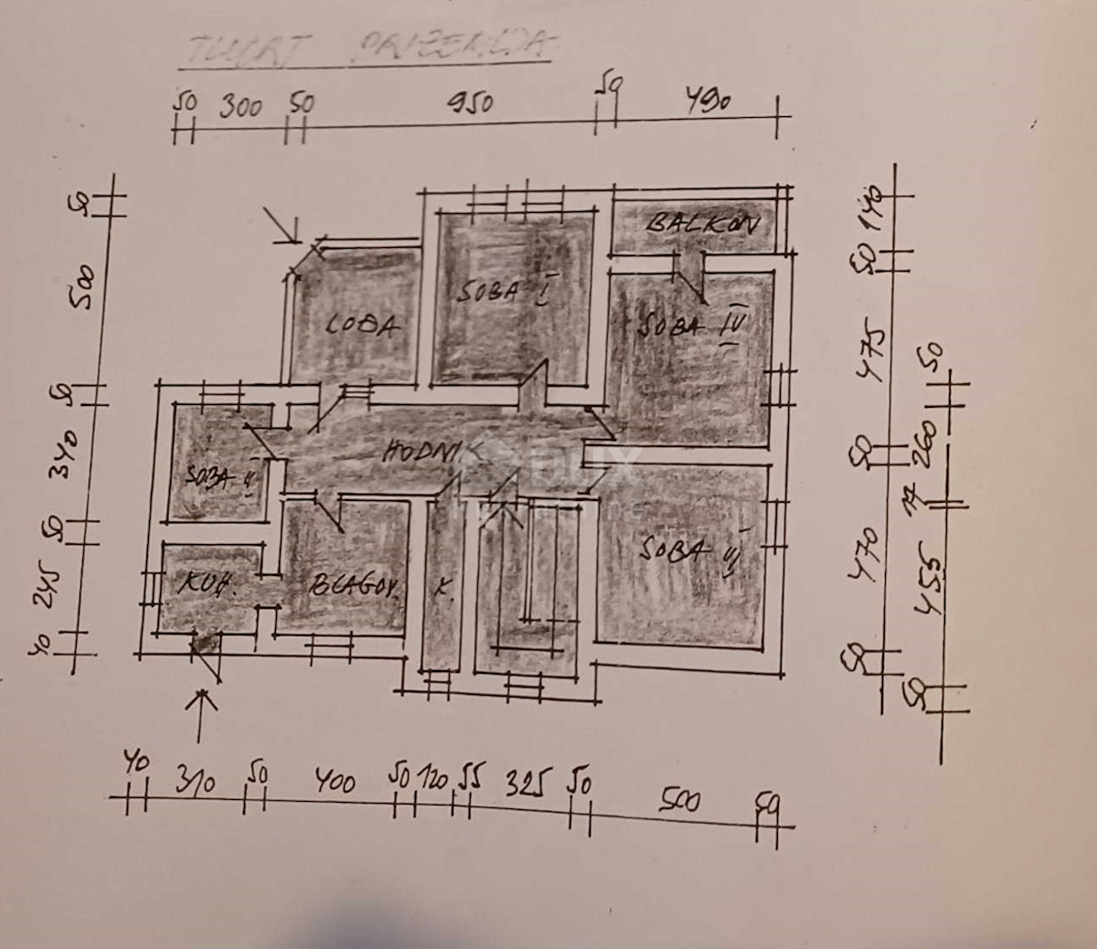 OPATIJA - appartamento al piano terra della villa SECONDA FILA AL MARE!!- 3 camere da letto + bagno + cisterna nel seminterrato - totale 190m2