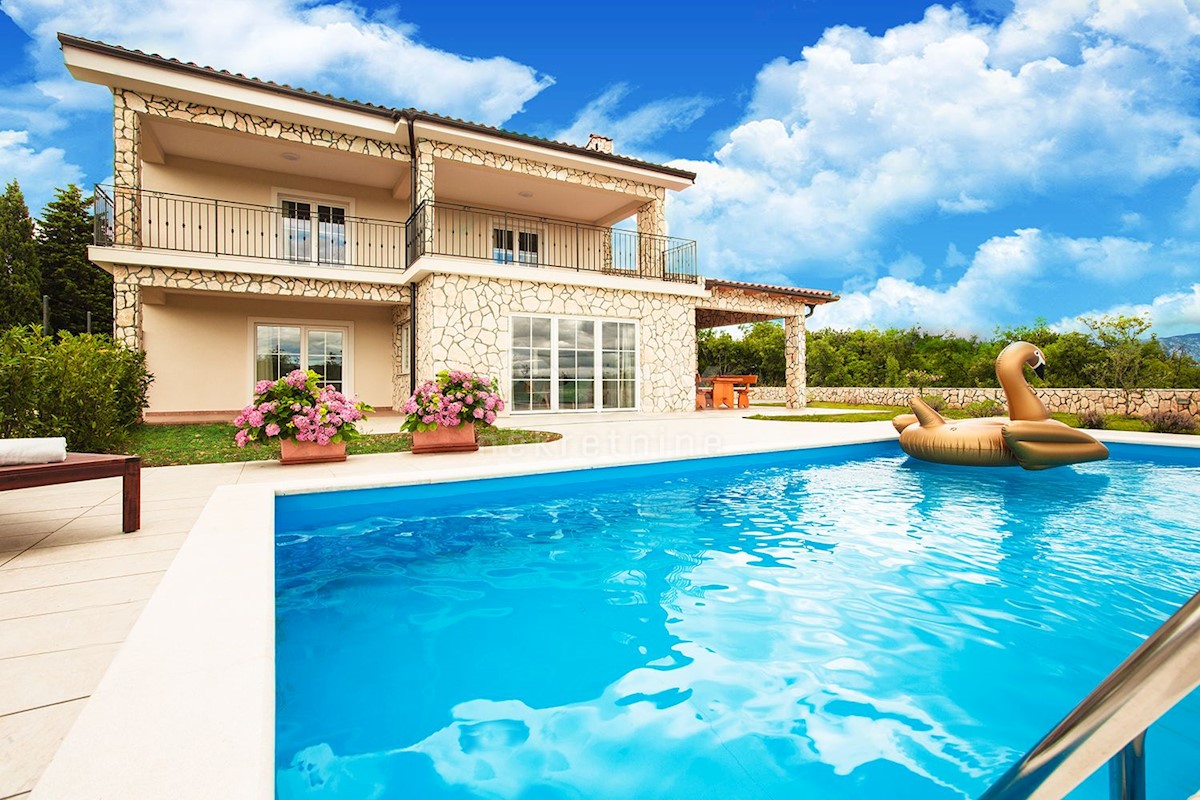 ISOLA DI KRK - Villa di lusso con vista panoramica sul mare