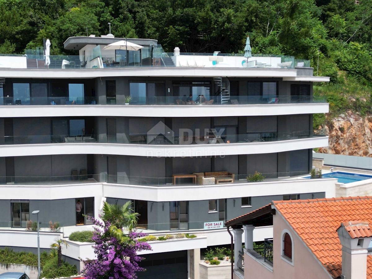 OPATIJA - appartamento in nuova costruzione 169m2 con vista mare + giardino 75m2 - APPARTAMENTO 4