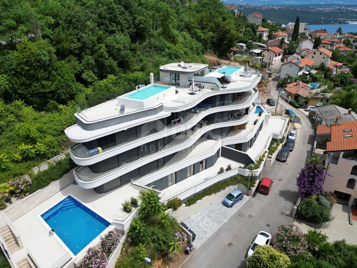 OPATIJA - appartamento in nuova costruzione 169m2 con vista mare + giardino 75m2 - APPARTAMENTO 4