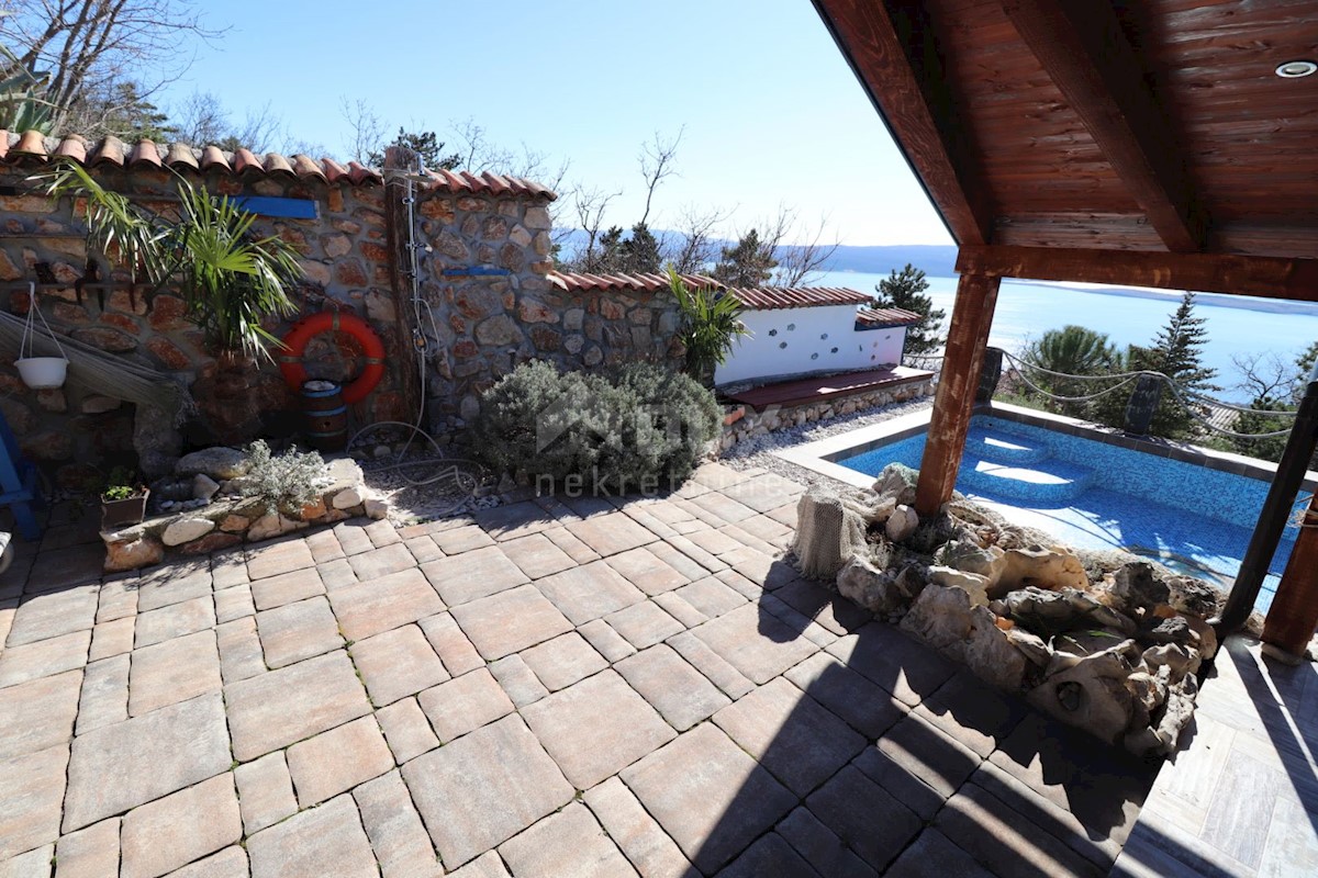 CRIKVENICA, DRAMALJ - Casa perfetta con vista panoramica sul mare