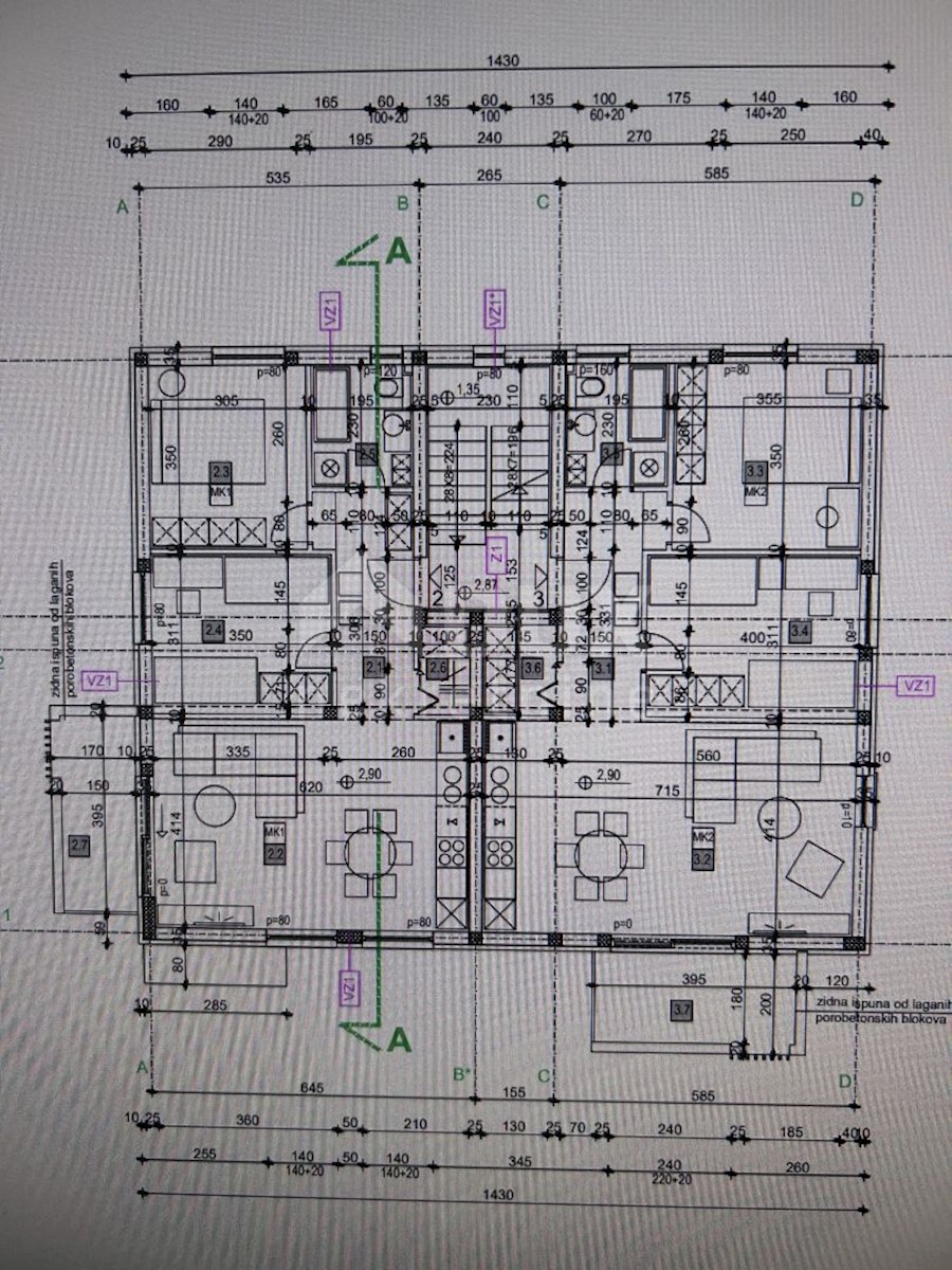 Appartamento Bokanjac, Zadar, 63,54m2